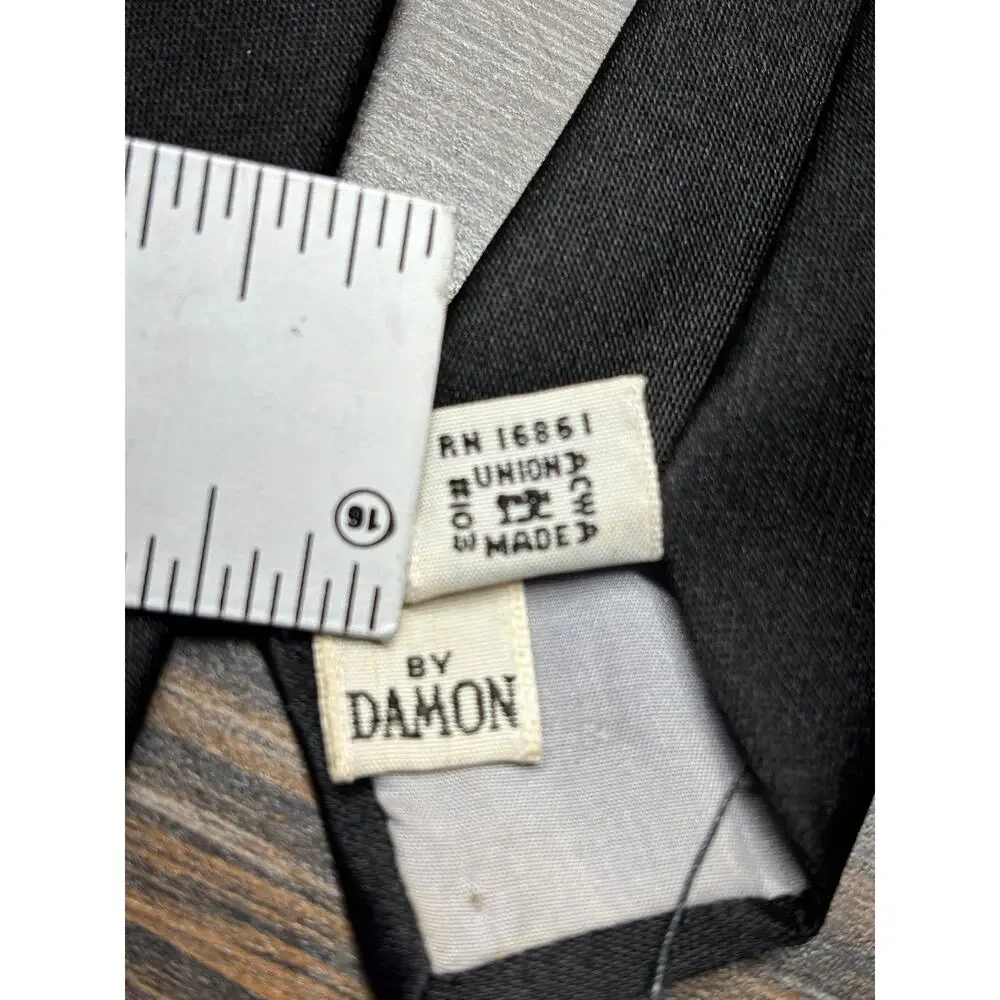 Vintage Jacobsons Damon Neck Tie Multicolor Union Made Stripe All Silk Classic